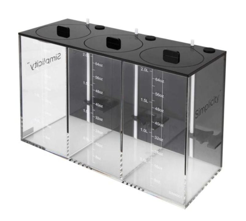 Simplicity 3 x 2L Dosing container