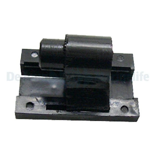 Sliding piece with hinge