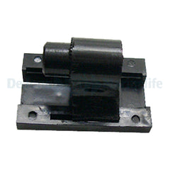 Sliding piece with hinge