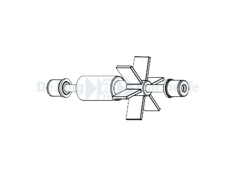 ROTOR+STAINLESS STEEL SHAFT+RUBBERS - SPACE EKO+320