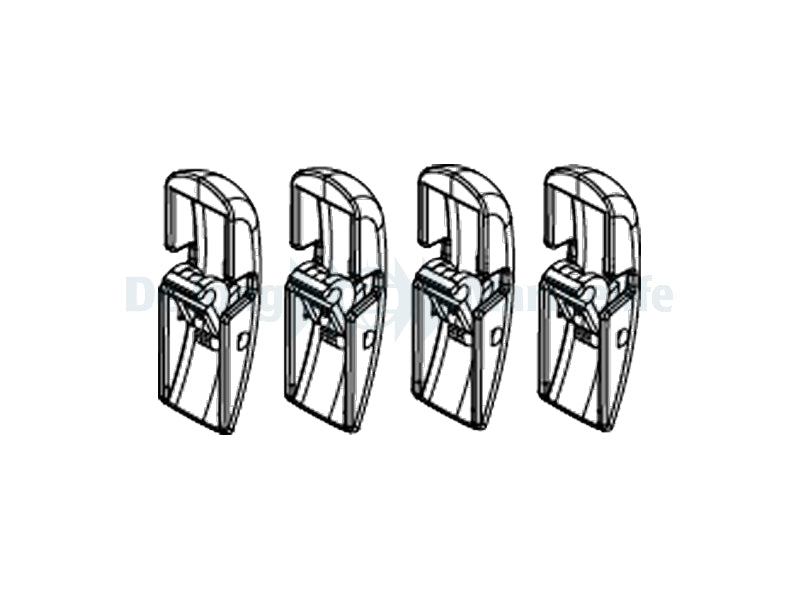OPENING CLOSING HOOKS - SPACE EKO+ 2pcs