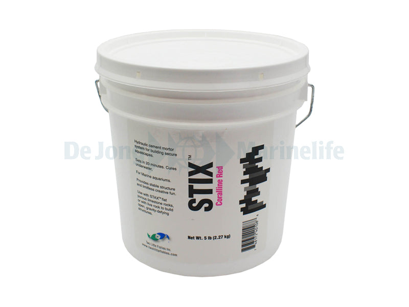 STIX Coralline Red 5lb Cement for permanently affixing STIX