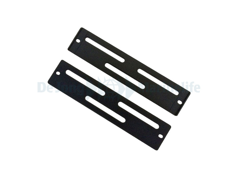 Straight brackets for norrowing Aquatic Life hybrid fixture