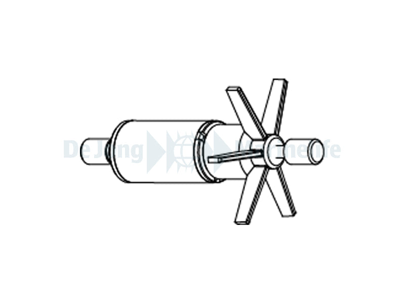 SYNCRA 1.0  ROTOR + STAINLESS STEEL SHAFT+ RUBBERS
