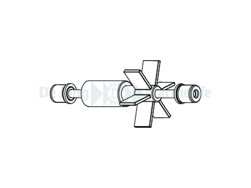 SYNCRA 2.5  ROTOR + CERAMIC SHAFT + RUBBERS