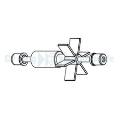 SYNCRA 2.5  ROTOR + CERAMIC SHAFT + RUBBERS