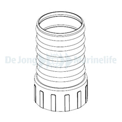 HOSE ADAPTER 1"1/2 50mm- coupling 1"1/2 gas - SYNCRA HF