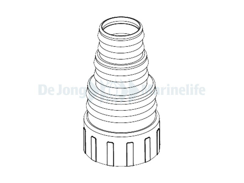 Hose adapter 1 1/2" GAS - D40-32-25+ORING - SYNCRA HF