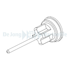 STAINLESS STEEL SHAFT w/ HOLDER - SYNCRA NANO