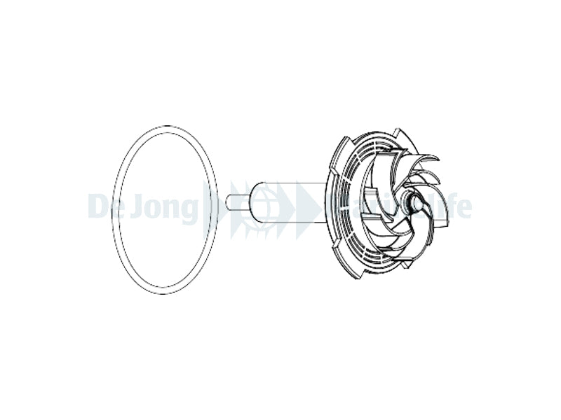 SYNCRA SDC 7.0 ROTOR + CERAMIC SHAFT+ ORING