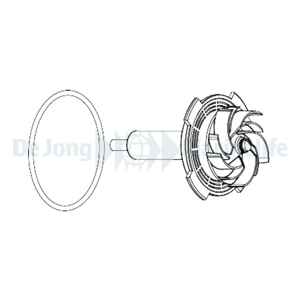 SYNCRA SDC 7.0 ROTOR + CERAMIC SHAFT+ ORING