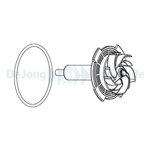 SYNCRA SDC 9.0 ROTOR + CERAMIC SHAFT+ ORING