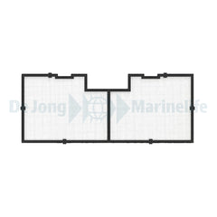 Tank Net Screen 72"/180cm  (incl. 1 Universal cut out)