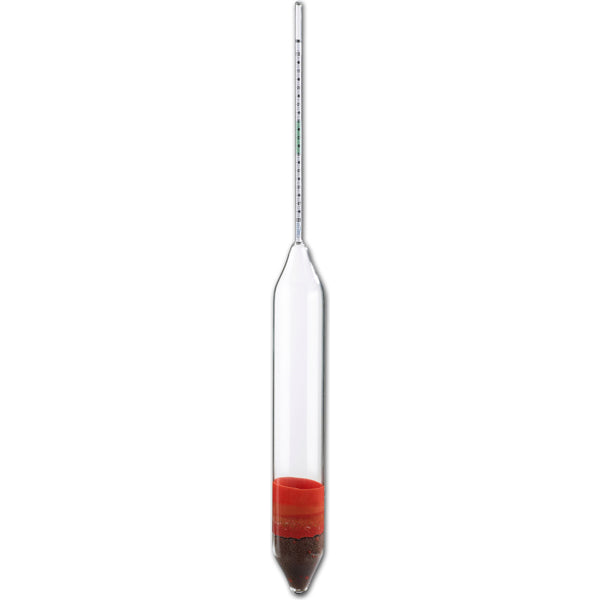 Hydrometer Scale from: 1,021 to 1,031Maximum deviation: 0,