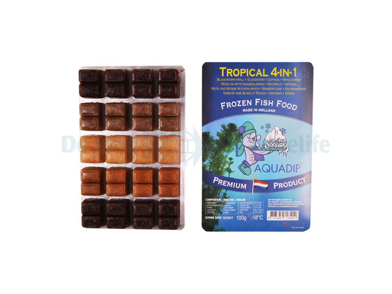 Tropical quartet (4in1)100gr - 9 pcs box