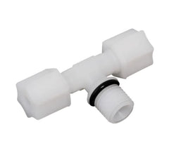 T-piece 1/4" external thread 6/4-1/4"-6/4 with union nut