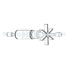 ROTOR+STAINLESS STEEL SHAFT+RUBBERS - VOYAGER 2