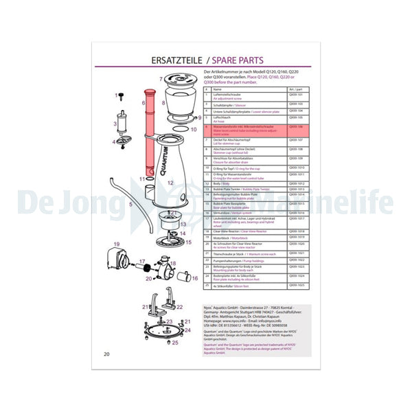 Water level tube including micro adjusting screw Q160