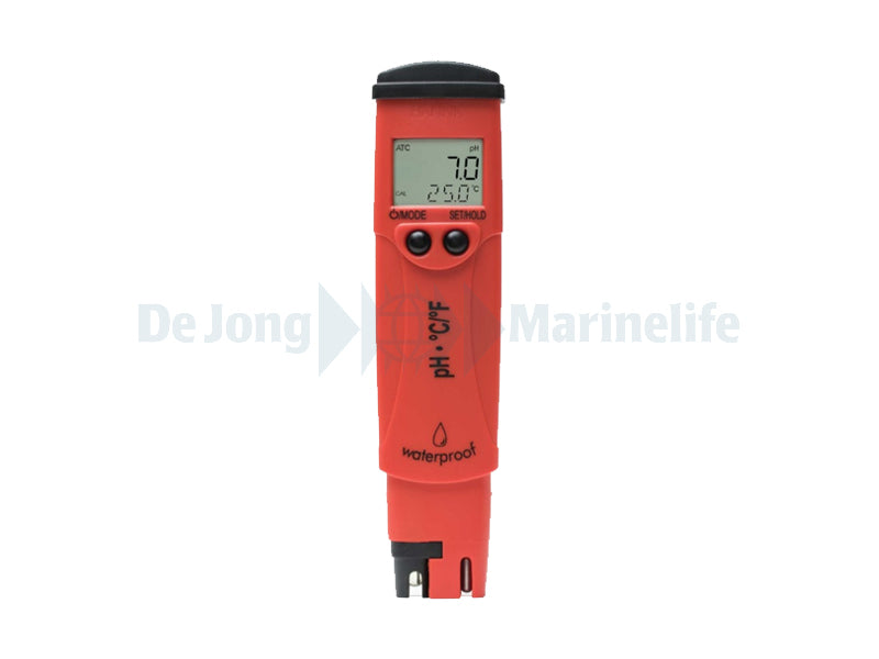 Water resistant pocket pH and temperature tester