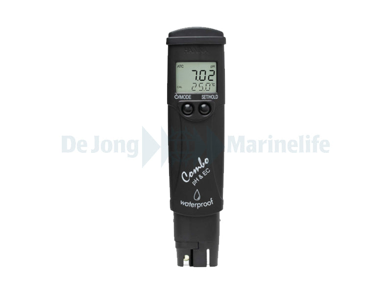 Water resistant pocket pH, conductivity (EC) up to 3999 µS/c