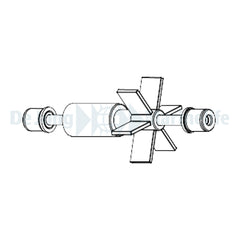 ROTOR+STAINLESS STEEL SHAFT+RUBBERS - WHALE 120