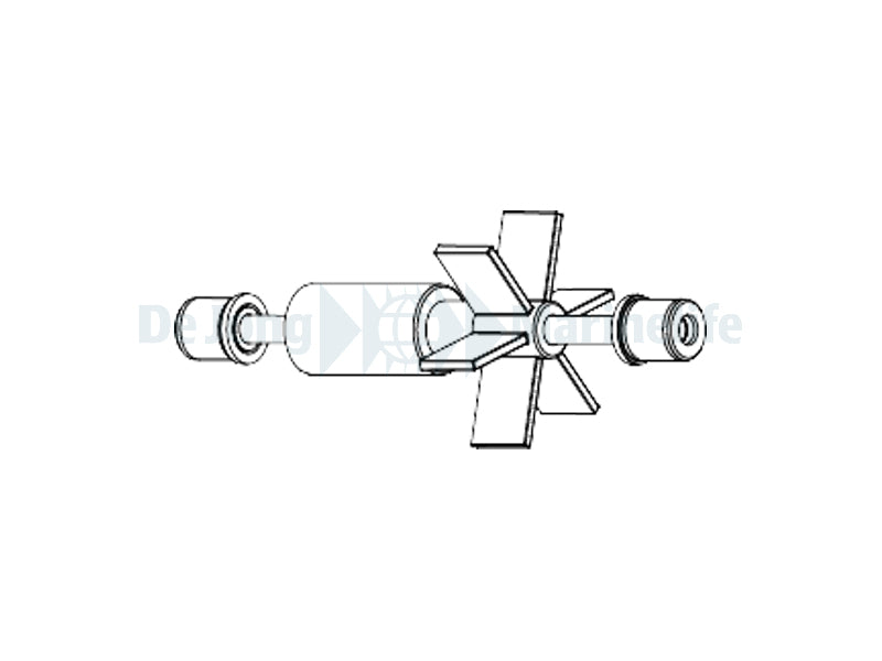 ROTOR+STAINLESS STEEL SHAFT+RUBBERS - WHALE 200
