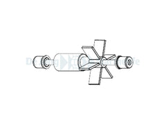 ROTOR+STAINLESS STEEL SHAFT+RUBBERS - WHALE 200