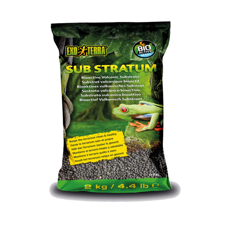 Exoterra Frog Bioactief Vulkanisch Substraat 2kg-4kg