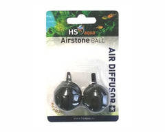 HS AQUA LUCHTSTEEN BAL Ø 30 MM ZWART 2 ST.-BLISTER