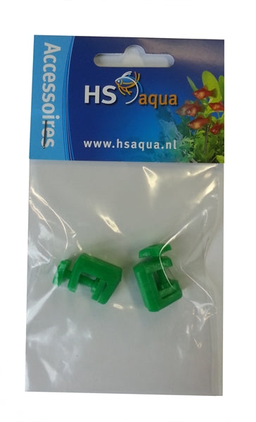 HS AQUA SLANGKLEM PLASTIC GROEN 4-6 PER 2 ST.