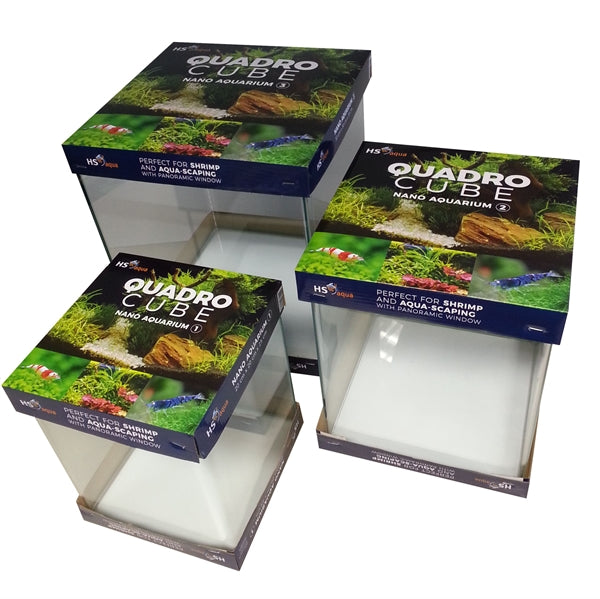 Hs Aqua Aquarium Volglas Quadro Cube No. 3 30x30x35 cm