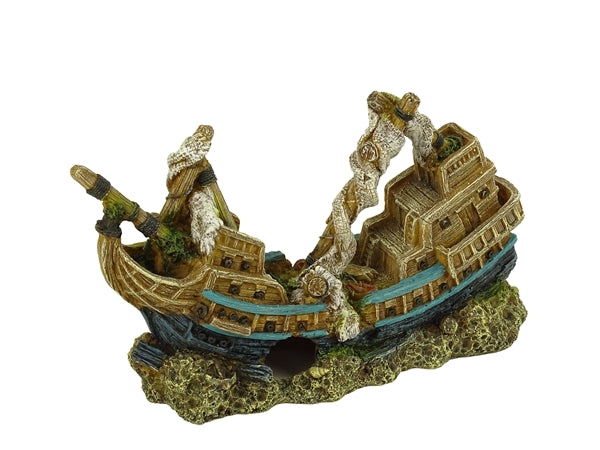 BLUE BELLE PACIFIC SINKIN BOAT 28 CM