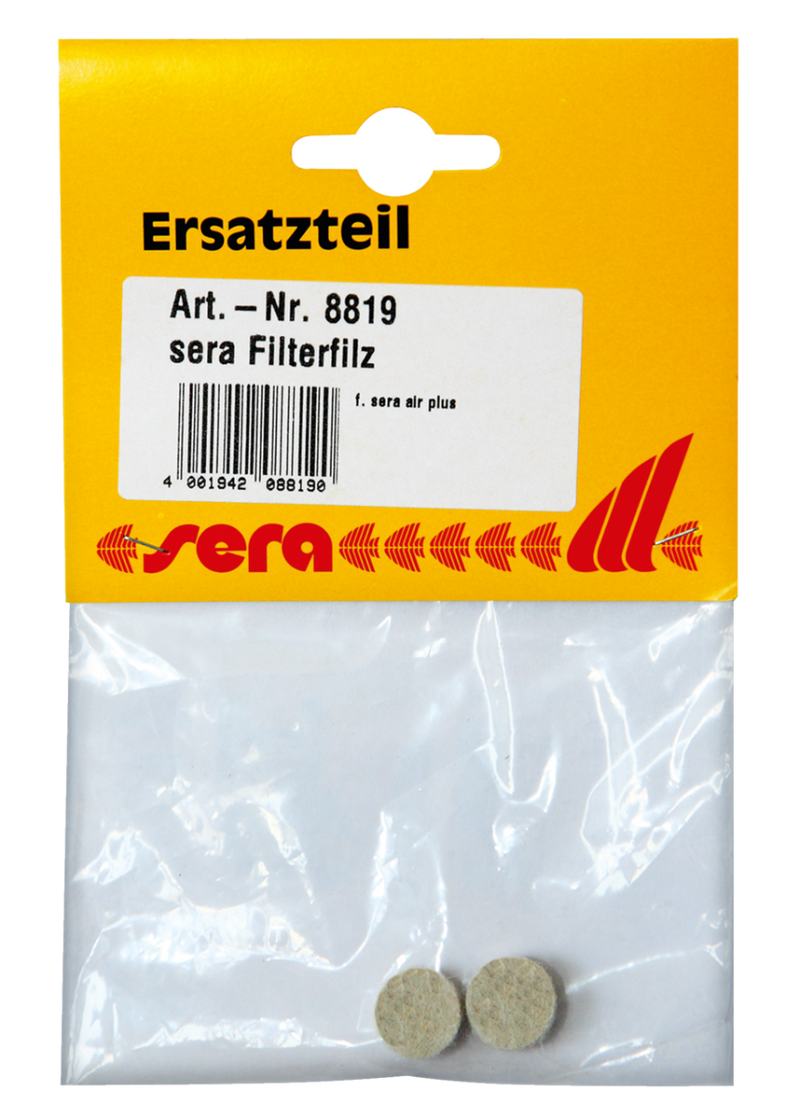 Sera filtervilt voor Air 275 R