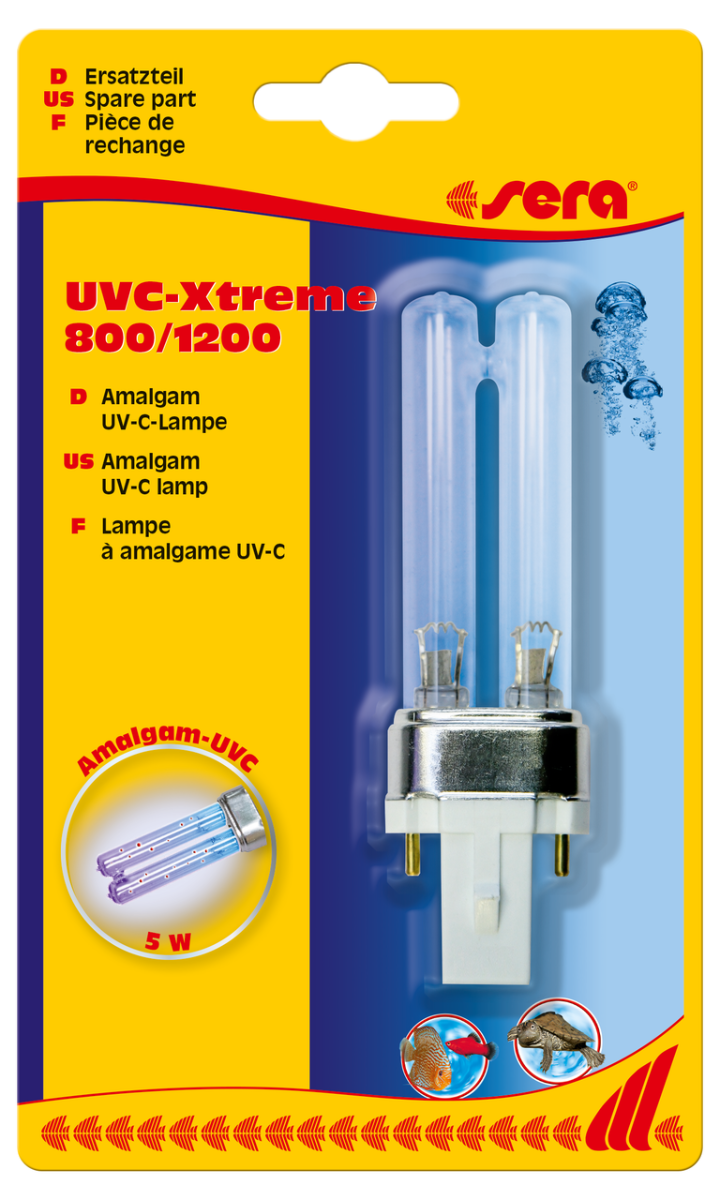 sera UV-C-amalgaamlamp 5 W voor UVC-Xtreme