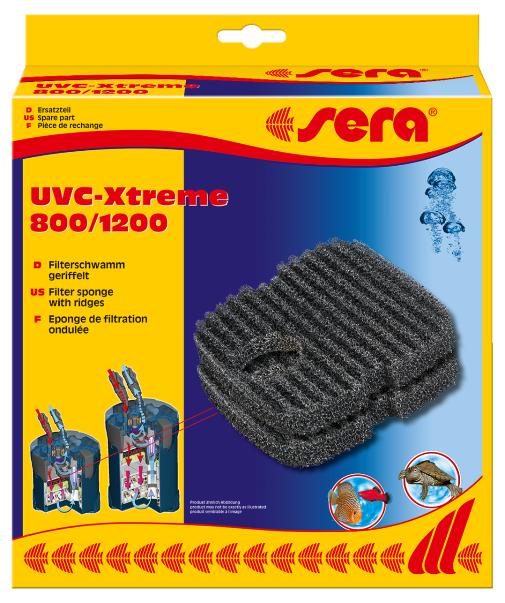 Sera filterspons gerepeld voor UVC-Xtreme