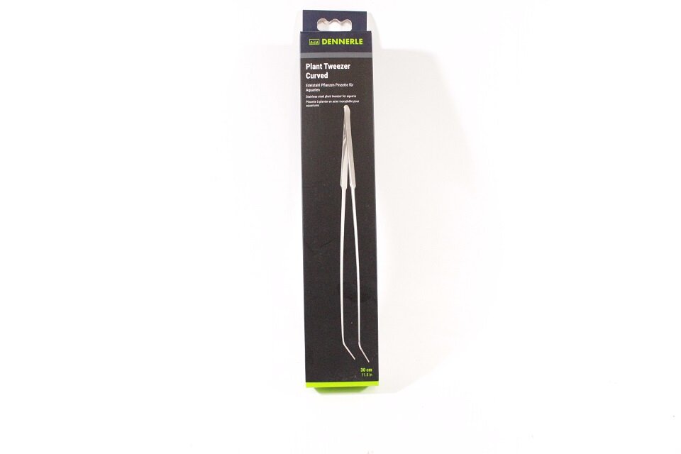 DENNERLE PLANT TWEEZERS CURVED 30 CM