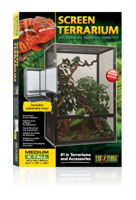Exo Terra aluminium draadgaas terrarium MEDIUM 60x45x90CM