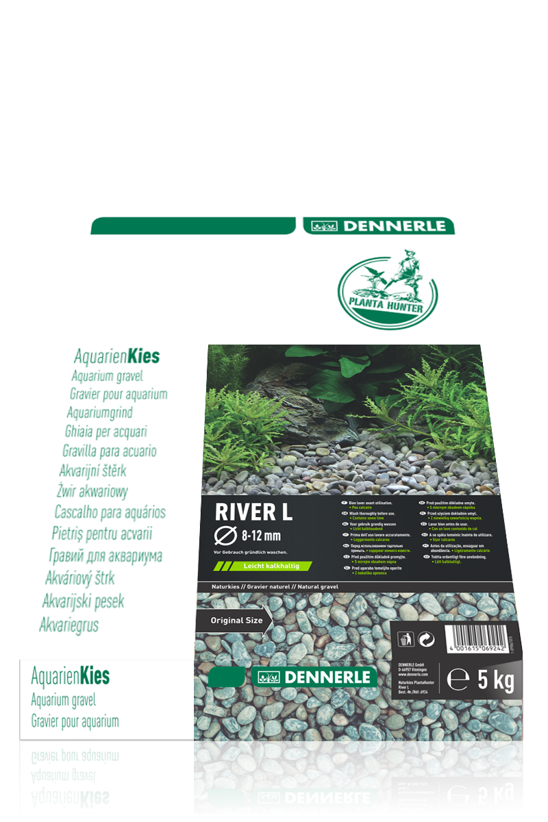 DENNERLE NATURAL GRAVEL OKAVANGO, 4-8 MM 5 KG