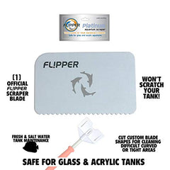 Platinum Aquarium Handscraper - Platinum Algae Scraper (and Replacements)