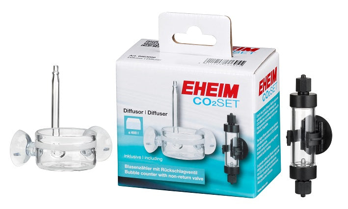 Eheim CO2-Diffusor 600 liter & Bellenteller met Terugslagventiel