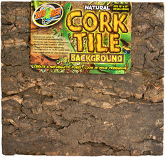 Zoomed Natural Cork Tile Background