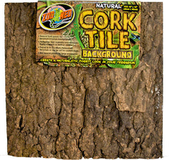 Zoomed Natural Cork Tile Background
