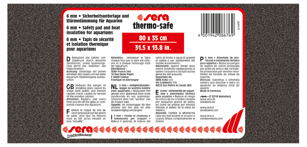 Sera thermo-safe