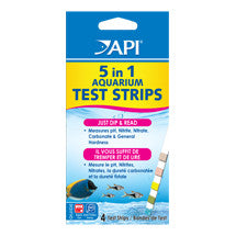 API 5 In 1 Aquarium Test Strips