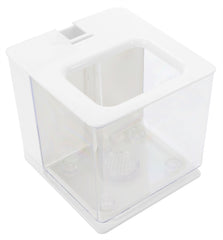 PLASTIC BETTA TANK 17X18X16.5 CM WIT