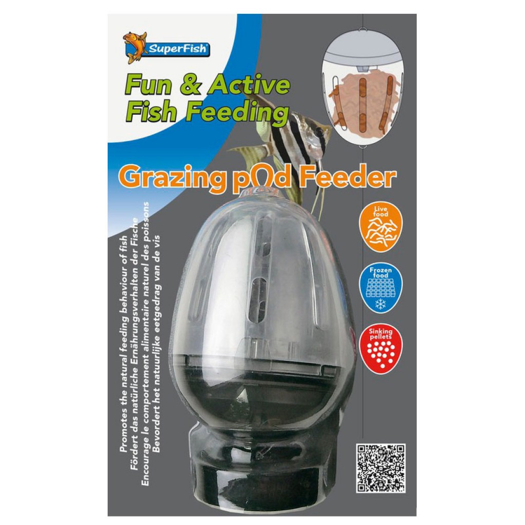 Superfish grazing pod feeder
