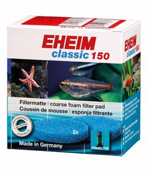 EHEIM Filtermat blauw voor Classic 150 - 2211 2 stuks
