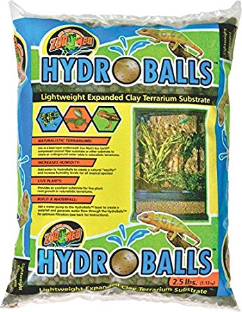 Zoomed Hydroballs Lightweight Expanded Clay Substrate