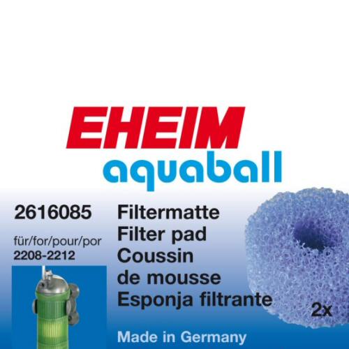 Eheim filtermat blauw aquaball 60 en 180 2 stuks