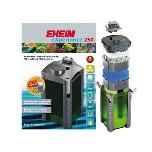Eheim Experience 250 (2424), incl filtermatten en substrat